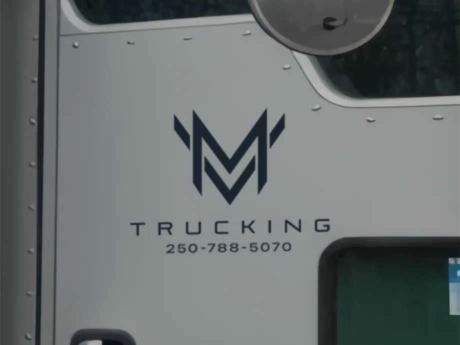 MV Trucking vacuum truck on site 44